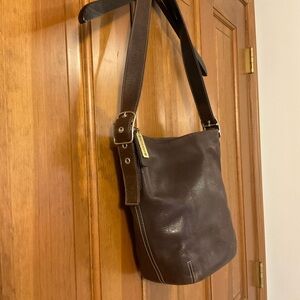 Coach Vintage Legacy Soho Bucket Bag. Dark Brown Leather. Lovely Condition.